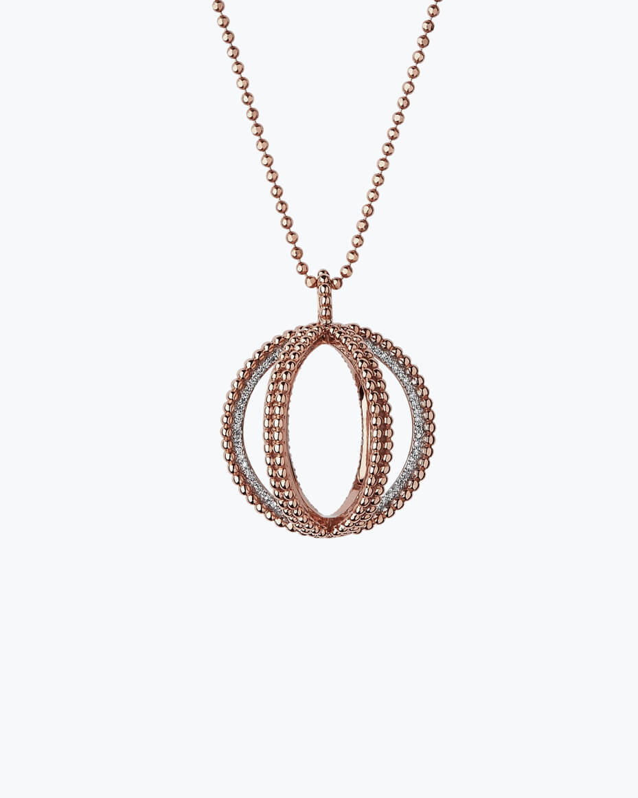Diamond Globe Necklace1