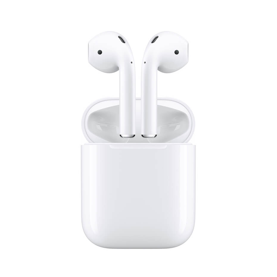 Flared White Earbuds